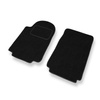 Tapis de Sol Feutres adapté pour Alfa Romeo 75 Berline (1985-1992) - tapis de voiture - noir