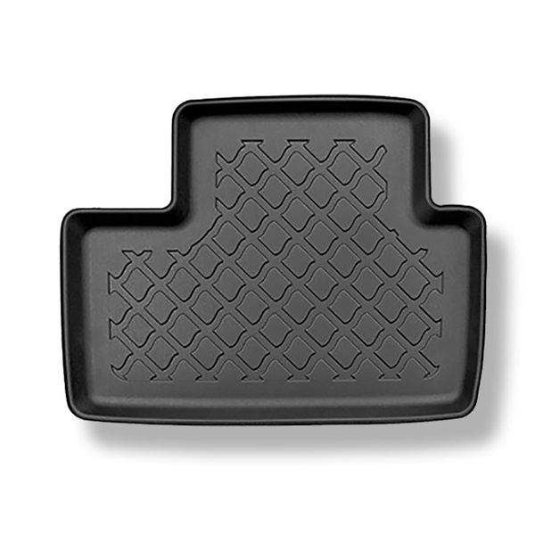 Tapis de sol en TPE adapté pour Mitsubishi ASX II SUV (03.2023-....) - aussi pour la version hybride - tapis de voiture - noir
