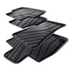 Tapis de sol en TPE adapté pour Audi A3 8V Hayon, Sportback, Berline (2012-2020) - tapis de voiture - noir