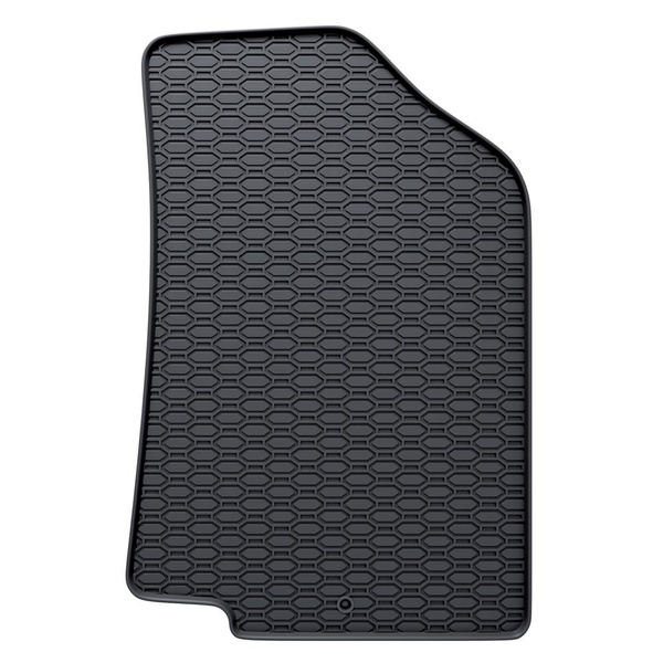 Tapis de sol en caoutchouc adapté pour Kia Rio III (2011-2016) - tapis de voiture - noir