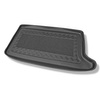 Tapis de coffre adapté pour Audi A2 8Z Hayon (1999-2005) - bac de coffre - protection de coffre voiture - coffre supérieur ; avec roue de secours taille normale