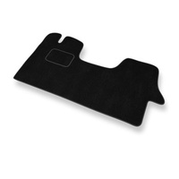 Tapis de Sol Velours adapté pour Fiat Ducato III, IV (2006-....) - Premium tapis de voiture - noir