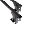 Barres de toit en acier adapté pour Alfa Romeo 159 Berline (2005-2012) - Porte-Bagages de Voiture noir - toit normal