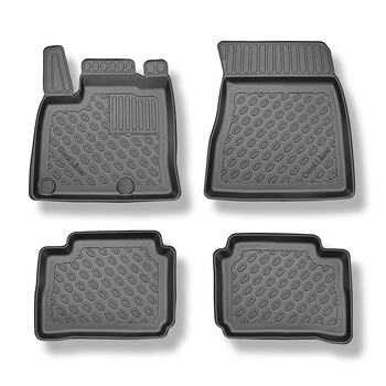 Tapis de sol en TPE adapté pour Nissan Qashqai III (J12) e-Power SUV (07.2022-....) - tapis de voiture - noir