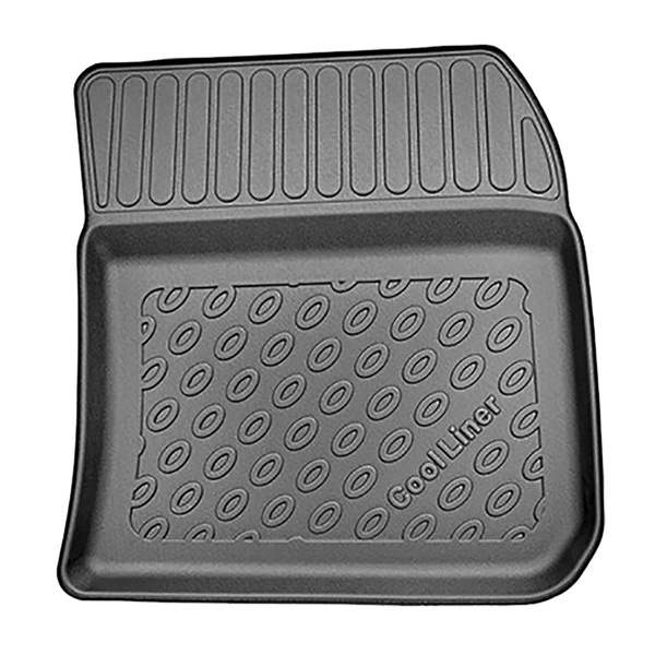 Tapis de sol en TPE adapté pour Peugeot e-2008 SUV (08.2020-....) - tapis de voiture - noir