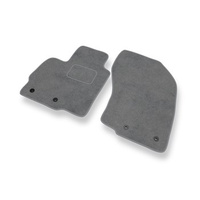 Tapis de Sol Velours adapté pour Citroen C4 Aircross (2012-2017) - Premium tapis de voiture - gris