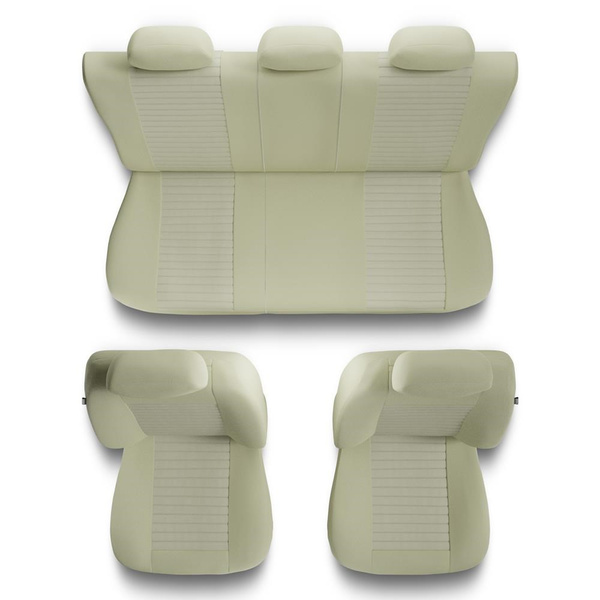 Housses de siège adaptées pour Mazda Demio I, II (1996-2007) - housse siege voiture universelles - couverture siege - MD-7