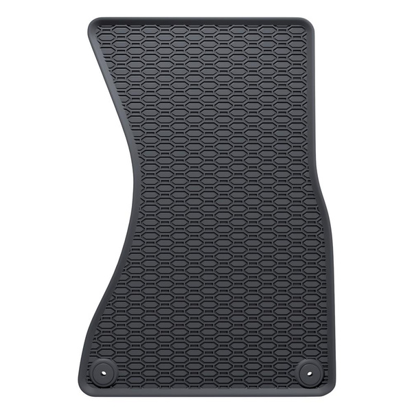 Tapis de sol en caoutchouc adapté pour Audi A6 C7 Avant, Berline (2011-2018) - tapis de voiture - noir - 4 pcs.