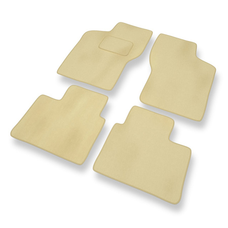 Tapis de Sol Velours adapté pour Fiat Brava (1995-2001) - Premium tapis de voiture - beige