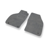Tapis de Sol Velours adapté pour Saab 9-3 I Coupé, Hayon, Cabriolet (1998-2002) - Premium tapis de voiture - gris