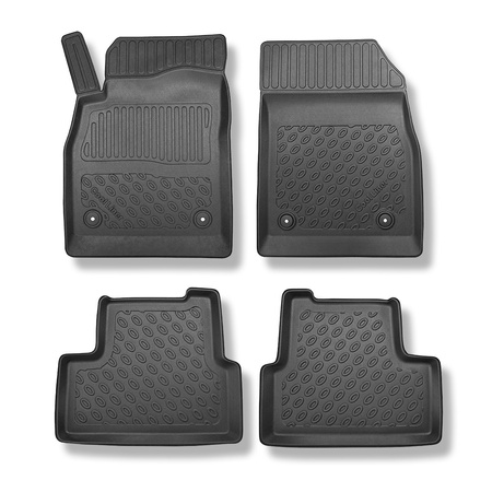 Tapis de sol en TPE adapté pour Opel Astra J Sports Tourer (09.2010-03.2016) - tapis de voiture - noir