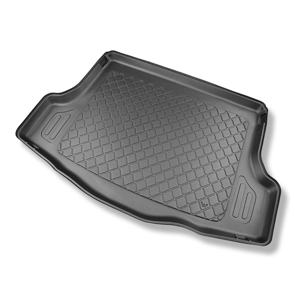 Tapis de coffre adapté pour SsangYong Tivoli Grand SUV (06.2021-2025) - bac de coffre - protection de coffre voiture - coffre inférieur; sous / sans plancher amovible du coffre
