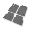 Tapis de Sol Velours adapté pour Opel Vectra C Caravan, Hayon, Berline (2002-2008) - Premium tapis de voiture - gris