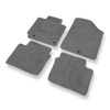 Tapis de Sol Velours adapté pour Hyundai Elantra V Berline (2011-2015) - Premium tapis de voiture - gris