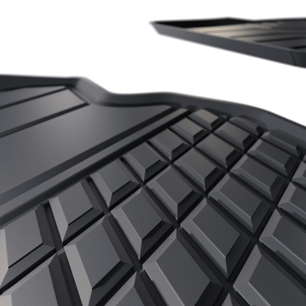 Tapis de sol en TPE adapté pour Seat Ibiza V Hayon (2017-....) - tapis de voiture - noir