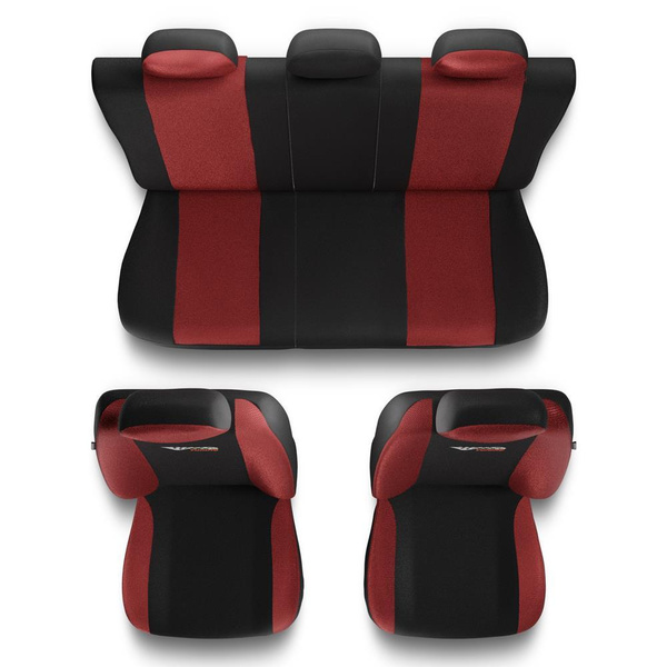 Housses de siège adaptées pour Ford Ecosport I, II (2004-2022) - housse siege voiture universelles - couverture siege - TG-RD