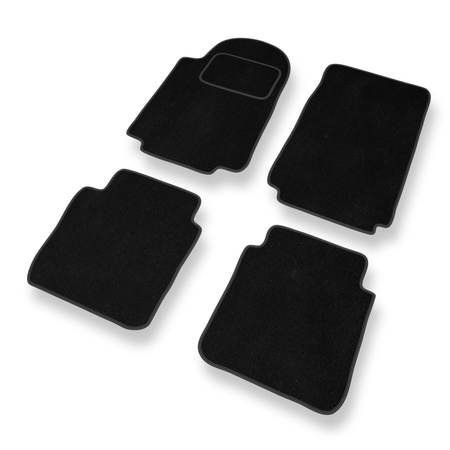 Tapis de Sol Velours adapté pour Alfa Romeo 75 (1985-1992) - Premium tapis de voiture - noir