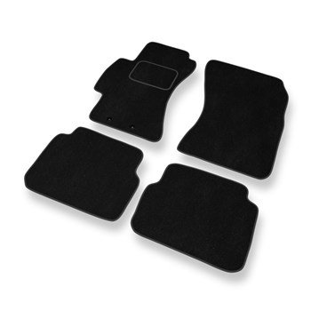 Tapis de Sol Velours adapté pour Subaru Impreza III (2007-2011) - Premium tapis de voiture - noir