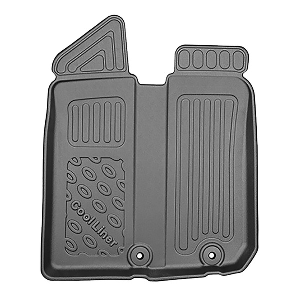 Tapis de sol en TPE adapté pour Dacia Spring BBG SUV (03.2021-2024) - tapis de voiture - noir