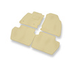 Tapis de Sol Velours adapté pour Ford EcoSport II (2018-2022) - Premium tapis de voiture - beige