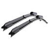 Balais d'essuie-glace de pare-brise adaptés pour Audi A4 B6 Avant, Cabriolet, Berline (10.2000-03.2001) - balais plat