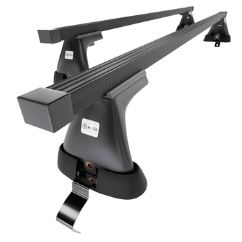 Barres de toit en acier adapté pour Skoda Superb mk II Liftback (2008-2015) - Po