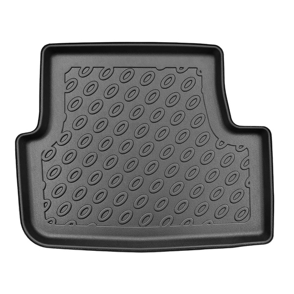 Kit tapis de coffre et tapis de voiture TPE pour: Volkswagen Polo VI Hayon (10.2017-....) - coffre inférieur;modèle sans plancher amovible de coffre