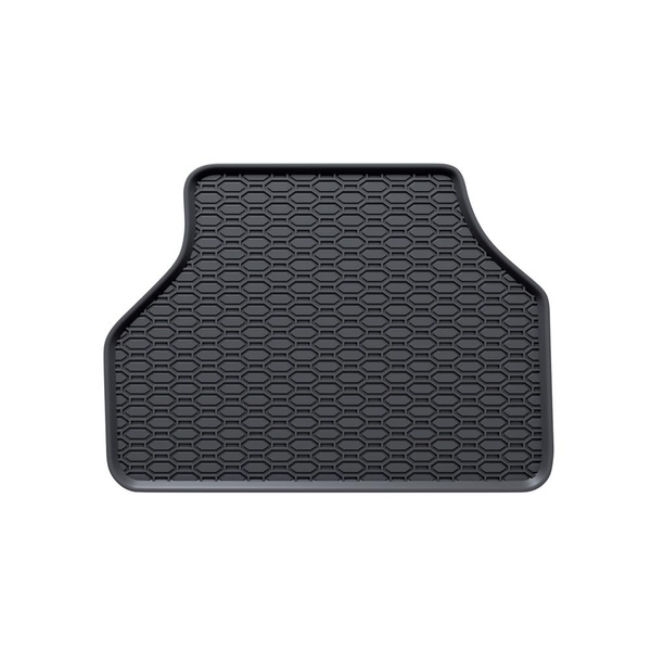 Tapis de sol en caoutchouc adapté pour BMW 5 E60, E61 (2003-2010) - tapis de voiture - noir