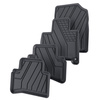 Tapis de sol en TPE adapté pour Kia Sportage V SUV (2021-....) - aussi pour Mild Hybrid; non pour HEV Hybrid et Plug-in Hybrid - tapis de voiture - noir