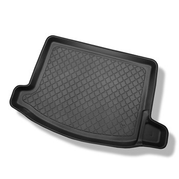 Tapis de coffre adapté pour Honda Civic IX Hayon (03.2012-02.2017) - bac de coffre - protection de coffre voiture - aussi pour les modèles avec caisson de graves (Lifestyle et Executive)