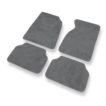 Tapis de Sol Velours adapté pour Ford Mustang IV (1994-2004) - Premium tapis de voiture - gris