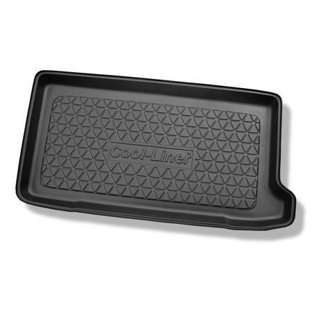 Tapis de coffre adapté pour Fiat 500 Hybrid Hayon (02.2020-....) - bac de coffre - protection de coffre voiture - non pour Fiat 500e