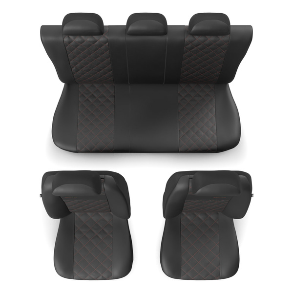 Housses de siège adaptées pour Mazda 5 I, II, III (2005-2015) - housse siege voiture universelles - couverture siege - PRF-RD