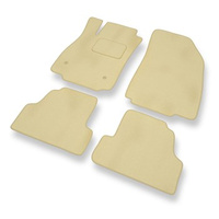 Tapis de Sol Velours adapté pour Chevrolet Trax (2012-2017) - Premium tapis de voiture - beige