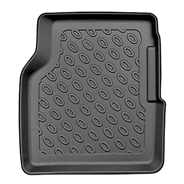 Tapis de sol en TPE adapté pour Jeep Compass II SUV (08.2017-....) - non pour version Plug-in hybride - tapis de voiture - noir