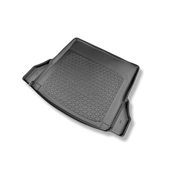 Tapis de coffre adapté pour Mercedes-Benz CLA C118 Coupé (05.2019-....) - bac de coffre - protection de coffre voiture - cavités amovibles dans les modèles avec filets latéraux; non pour version Plug-in hybride