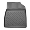 Tapis de sol en TPE adapté pour Nissan Townstar Break, Van (01.2022-....) - empattement court et long - tapis de voiture - noir