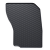 Tapis de sol en caoutchouc adapté pour Citroen C-Crosser (2007-2012) - tapis de voiture - noir