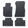Tapis de sol en caoutchouc adapté pour BMW 3 G20, G21 (2018-....) - tapis de voiture - noir