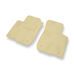 Tapis de Sol Velours adapté pour Audi A3 I 8L Hayon (1996-2003) - Premium tapis de voiture - beige