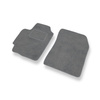 Tapis de Sol Velours adapté pour Mazda 323 VI Hayon, Berline (1998-2003) - Premium tapis de voiture - gris
