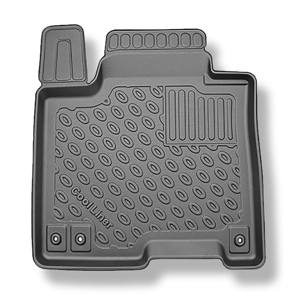 Tapis de sol en TPE adapté pour Kia Sportage V SUV (01.2022-....) - aussi pour Mild Hybrid; non pour HEV Hybrid et Plug-in Hybrid - tapis de voiture - noir
