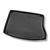 Tapis de coffre adapté pour Hyundai i30 I Hayon (07.2007-01.2012) - bac de coffre - protection de coffre voiture - avec roue de secours taille normale