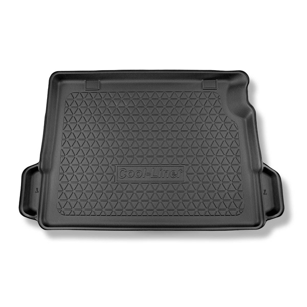 Tapis de coffre adapté pour BMW X3 G01 Plug-in Hybrid SAV (01.2020-....) - bac de coffre - protection de coffre voiture - la cavité gauche et / ou droite peut ètre coupée