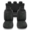 Housses de siège adaptées pour Volkswagen Golf V, VI, VII (2003-2019) - housse siege voiture universelles - couverture siege - UNE-GR