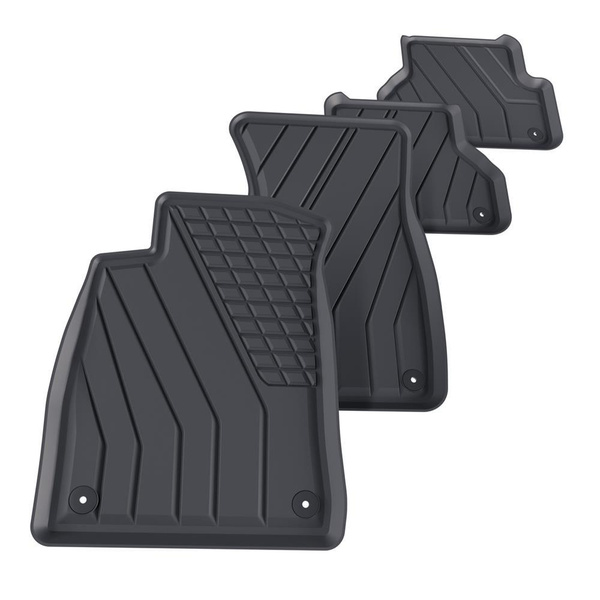 Tapis de sol en TPE adapté pour Audi A5 F5 Sportback (10.2016-07.2024) - tapis de voiture - noir