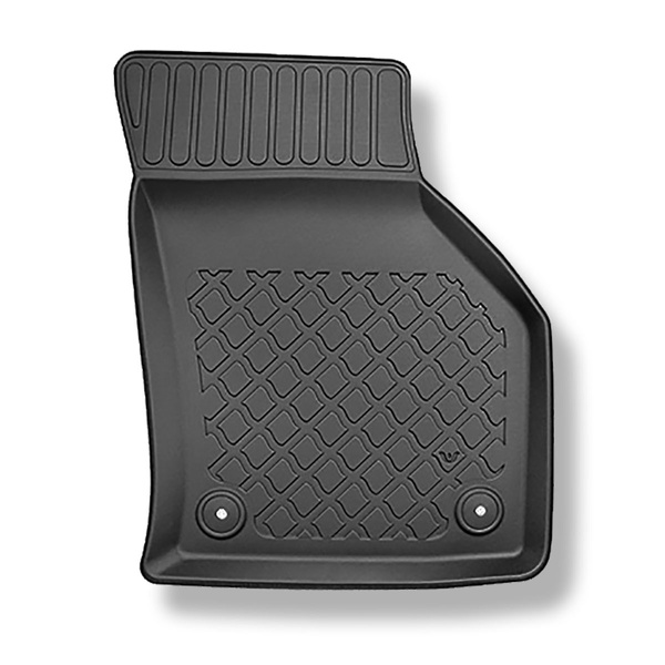 Tapis de sol en TPE adapté pour Volkswagen Golf VIII SW (11.2020-....) - pas pour la version mHEV - tapis de voiture - noir