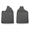 Tapis de sol en TPE adapté pour Aixam Coupe electric Coupé (02.2017-....) - tapis de voiture - noir