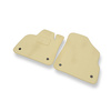 Tapis de Sol Velours adapté pour Citroen DS5 Hayon (2011-2015) - Premium tapis de voiture - beige
