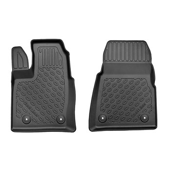 Tapis de sol en TPE adapté pour Ford Tourneo Custom Van (01.2013-....) - transmission automatique - tapis de voiture - noir